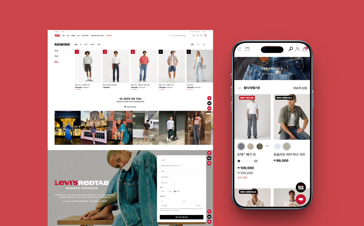Levi's Korea: Fashion D2C Commerce Phase 2 Implementation Case Study